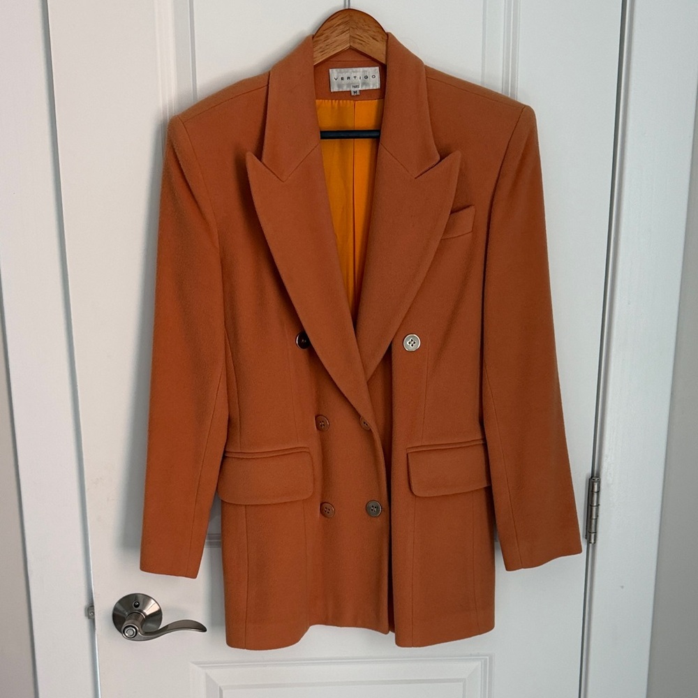 Vintage Vertigo Paris Cashmere Wool Blazer